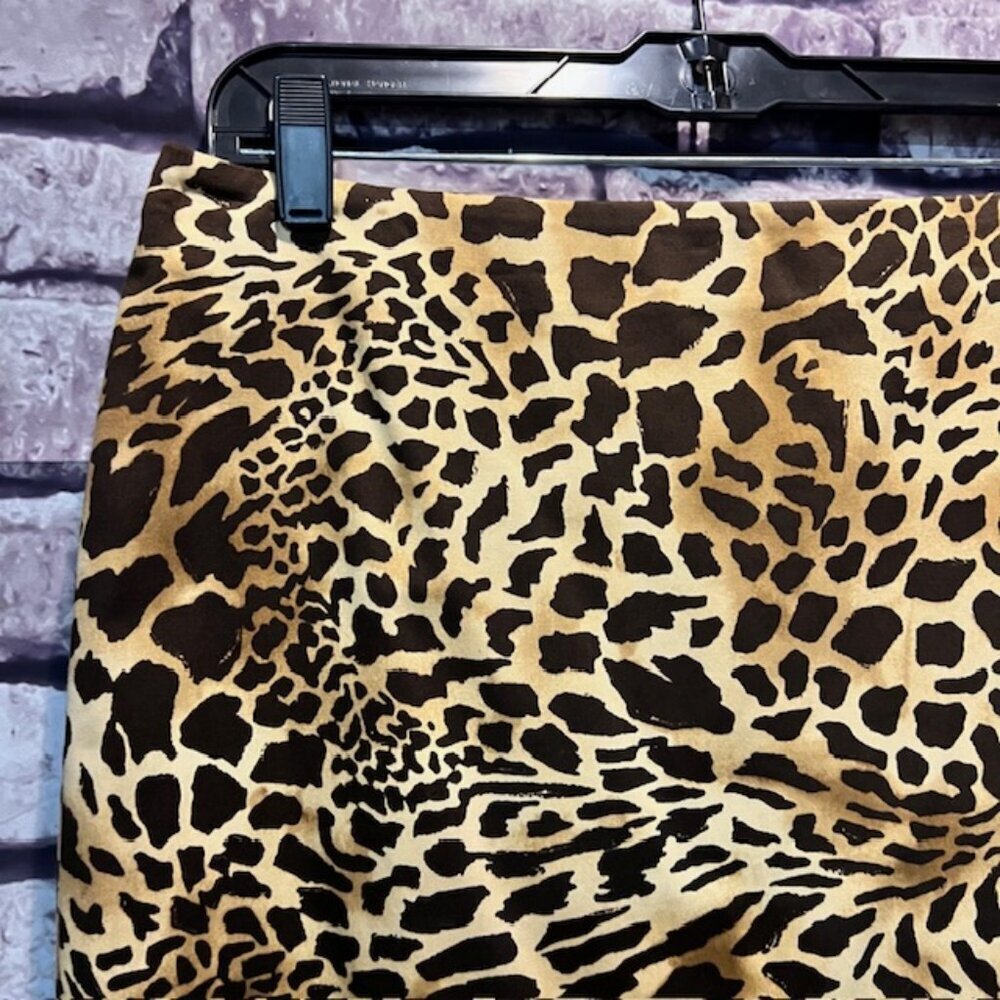 Jones New York Animal Print Skirt Size 6P - Picture 2 of 7